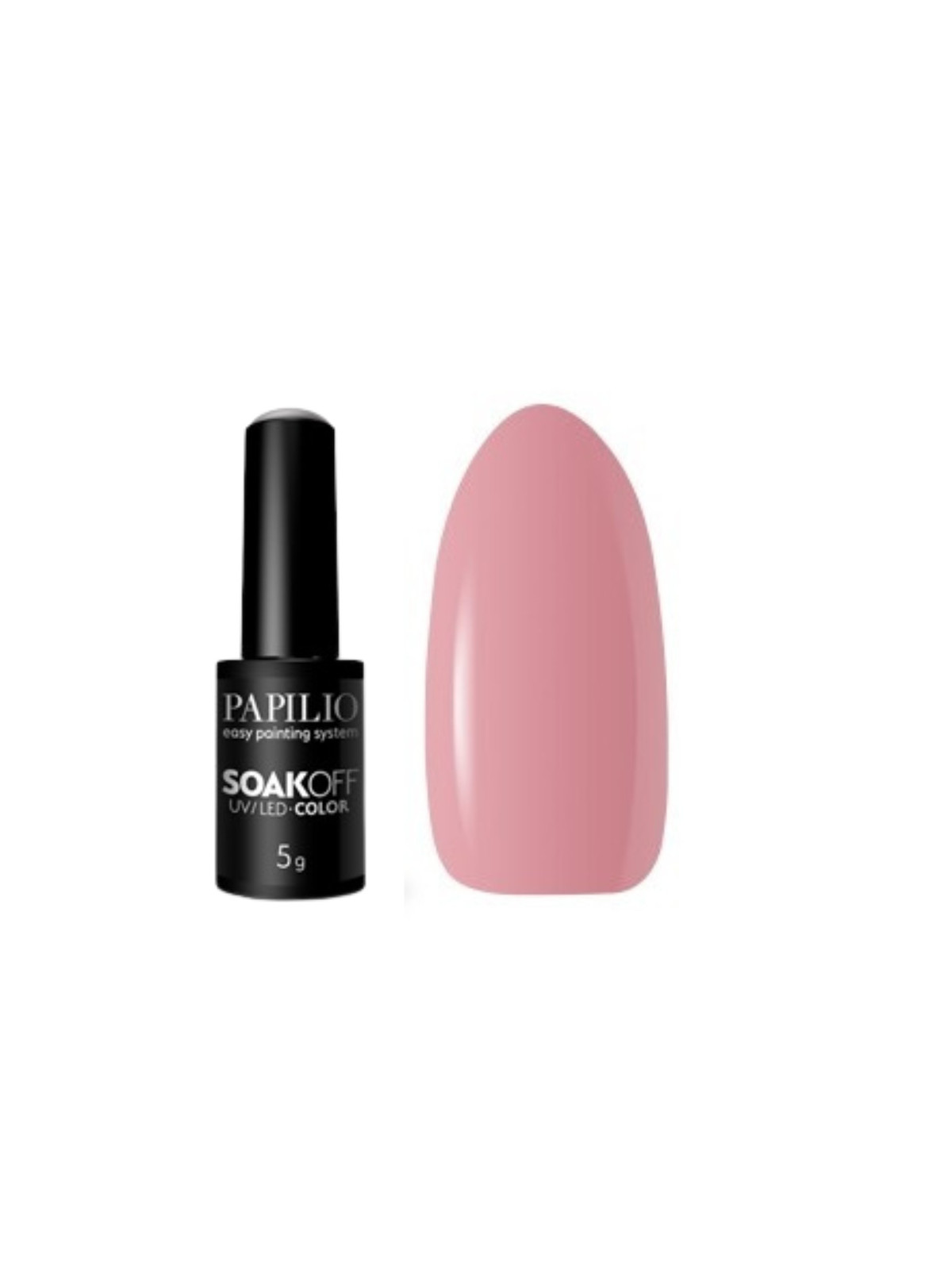 Gél lak- 5ml - dusty rose 7