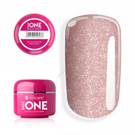 Gél na nechty - shimmer - peach- 50g