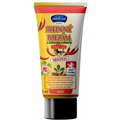 Bylinný balzám s kaštanom koňským 150 ml s chilli