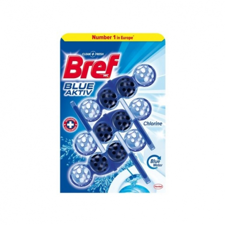 WC bref color aktiv 3x50g - blue water