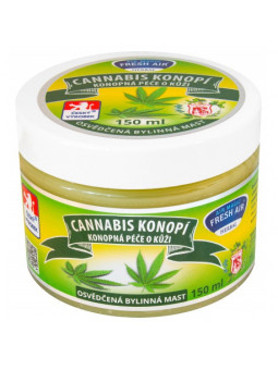 Bylinná masť 150ml-s konopným olejom