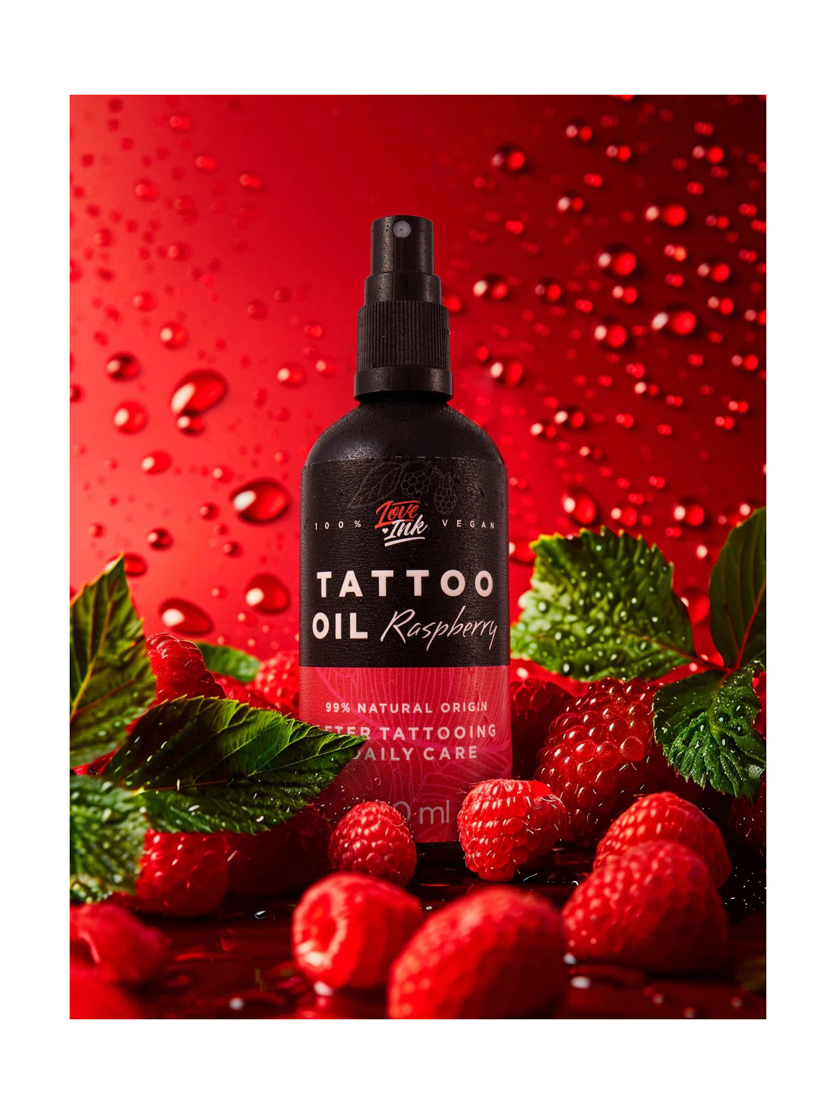 Tattoo oil  raspberry 100ml