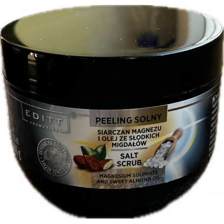 Peeling na telo soľný - 400g - síran a mandľový olej