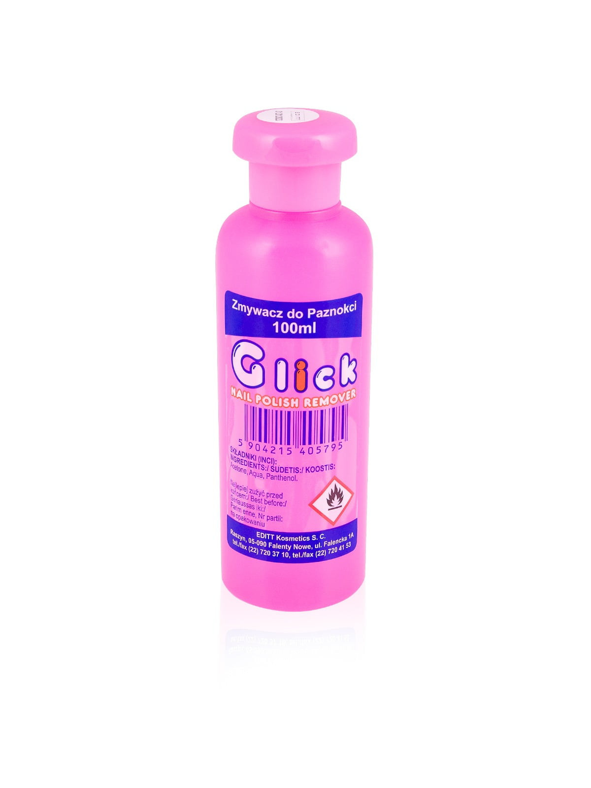 Odlakovač na nechty 100 ml EDITT Cosmetics