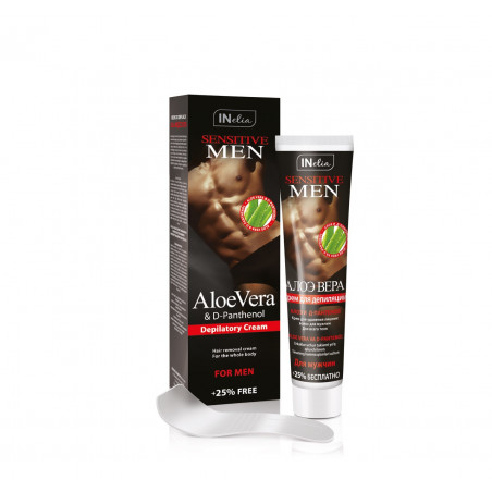 REVERS INELIA Sensitive Men depilačný krém Aloe Vera 125 ml
