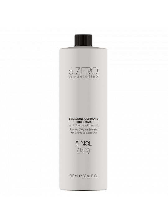 6.ZERO 5 Vol (1,5%) Parfumovaná oxidačná emulzia – 1000ML