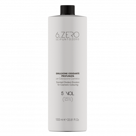 6.ZERO 5 Vol (1,5%) Parfumovaná oxidačná emulzia – 1000ML