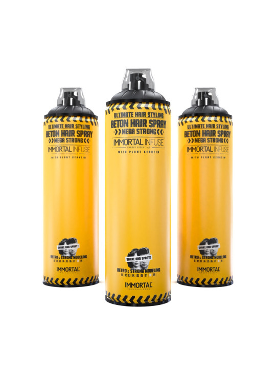 Beton Lak na Vlasy Mega Strong– 500 ml IMMORTAL INFUSE