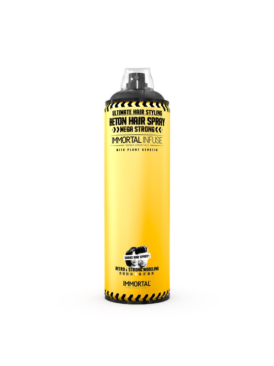 Beton Lak na Vlasy Mega Strong– 500 ml IMMORTAL INFUSE