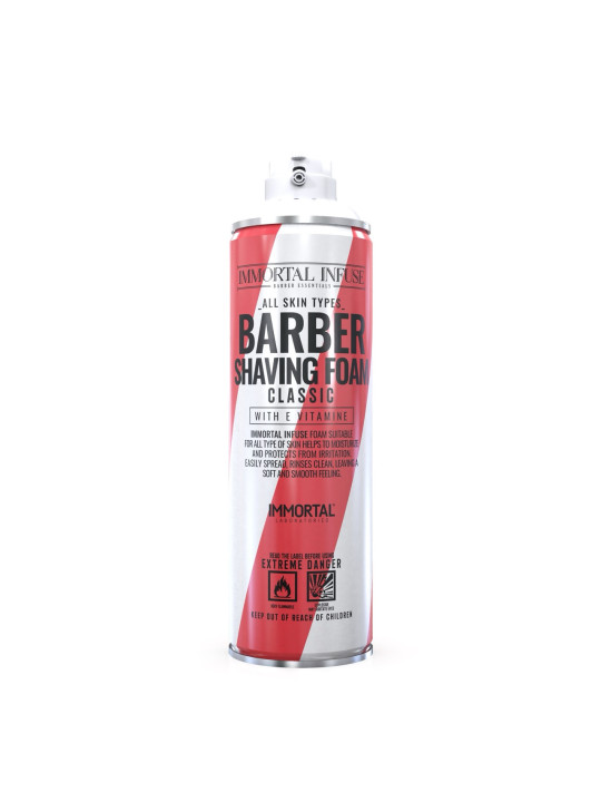 Barber Shaving Foam – Classic & Ocean Waves – 500 ml IMMORTAL INFUSE