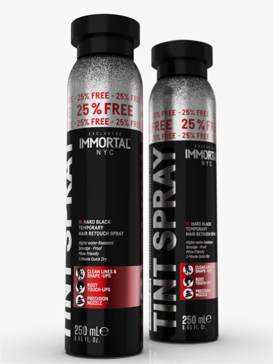Tónovací Sprej na Dočasné Zafarbenie Vlasov – Tmavohnedý & Čierny (250 ml)