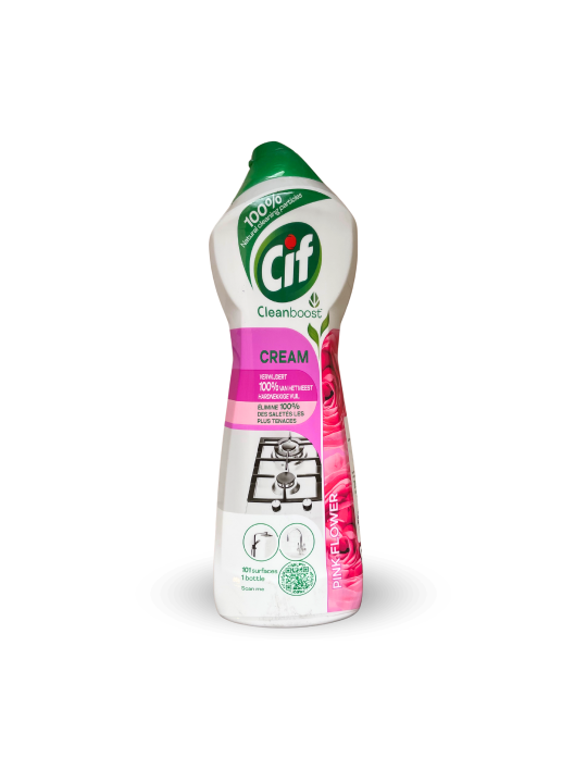 Cif Cream Pink Flower – Krémový čistič 750 ml