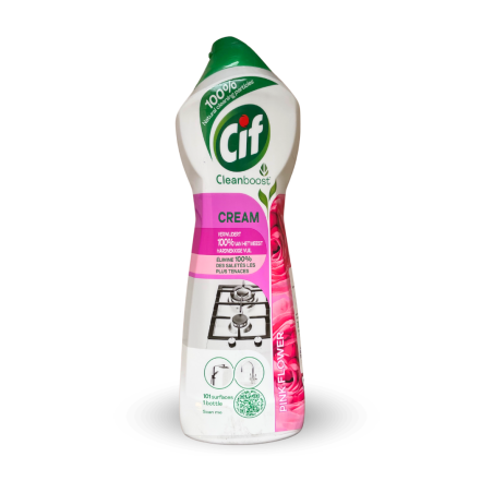 Cif Cream Pink Flower – Krémový čistič 750 ml