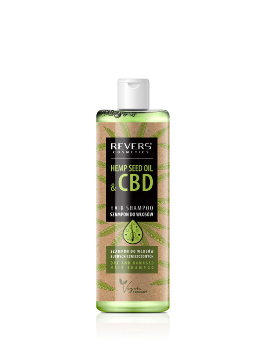 Šampón na vlasy 400 ml Hydratačný a posilňujúci  Hemp Seed Oil CBD