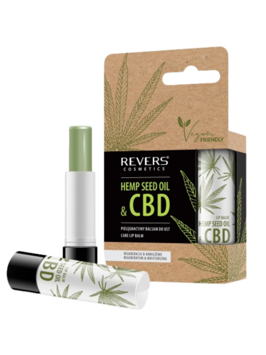 REVERS Hemp Seed Oil & CBD výživný balzam na pery