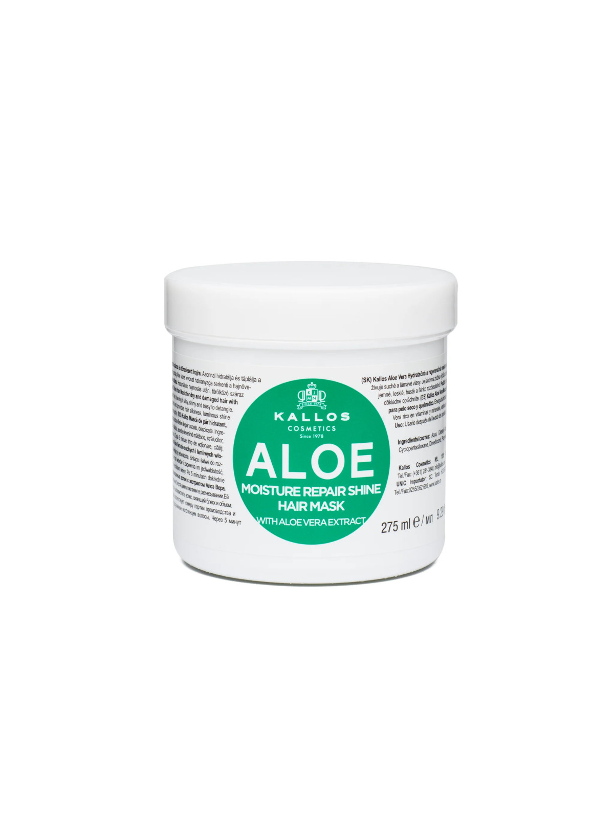 KJMN Aloe  maska na vlasy
