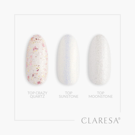 CLARESA TOP MOONSTONE/ SUNSTONE /CRAZY QUARTZ
