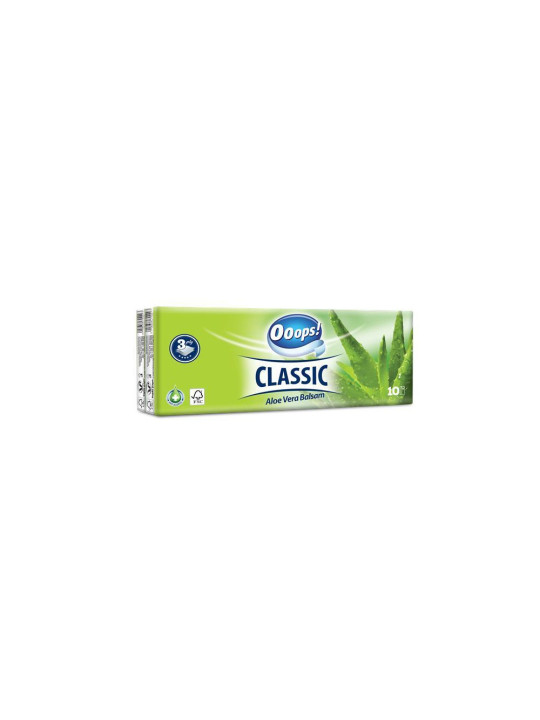 Papierové vreckovky - 100ks- 3vrstv. aloe vera