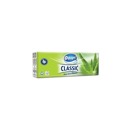 Papierové vreckovky - 100ks- 3vrstv. aloe vera