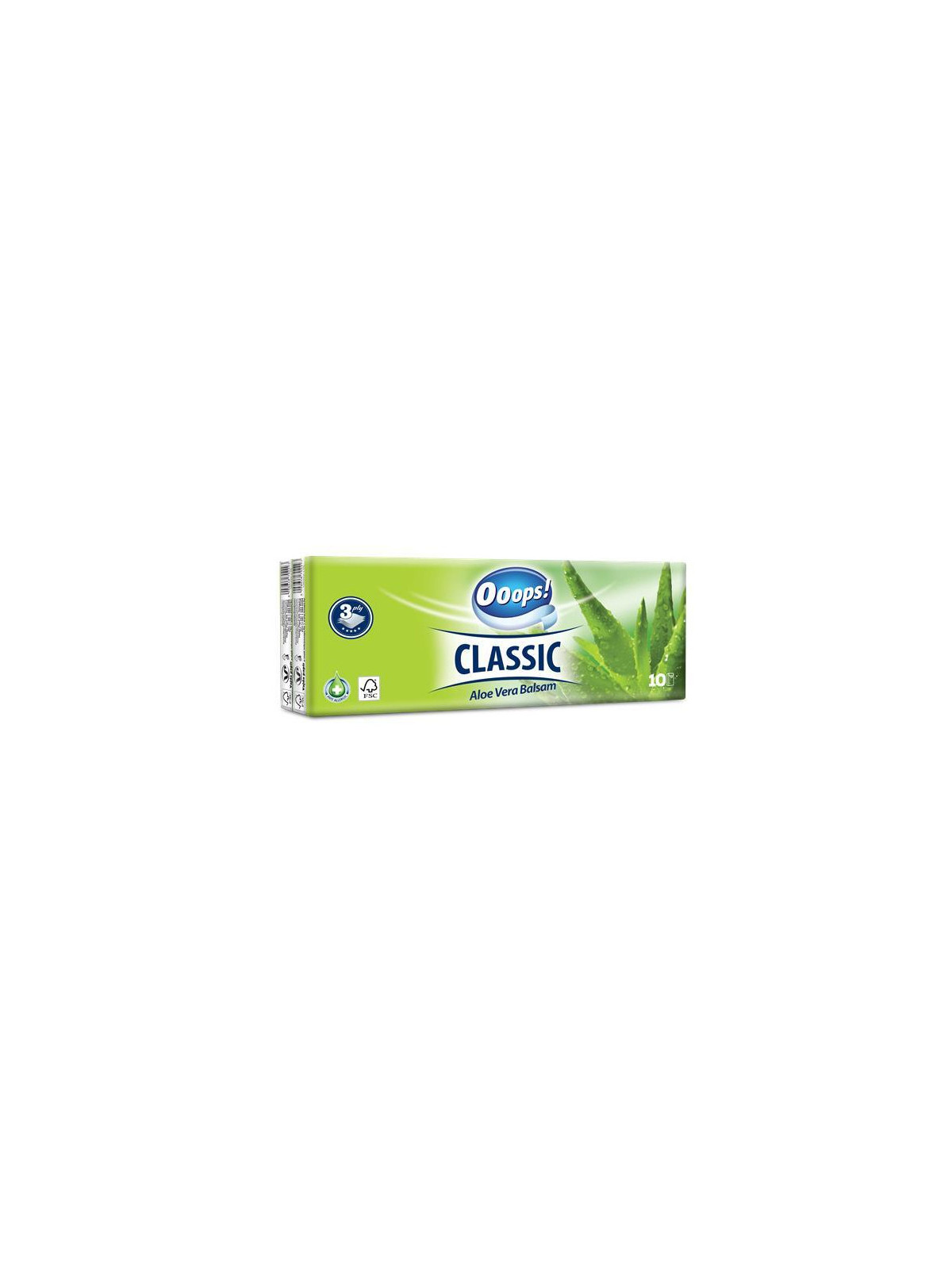 Papierové vreckovky - 100ks- 3vrstv. aloe vera