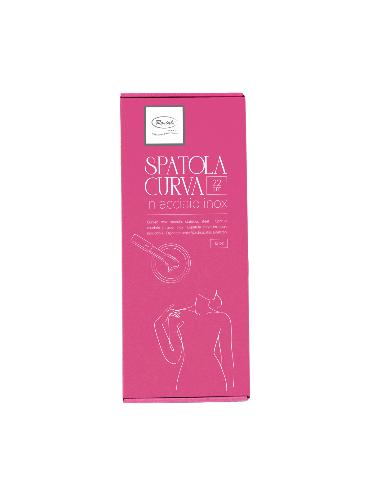 Špachtla - kovová opakovateľná 22 cm