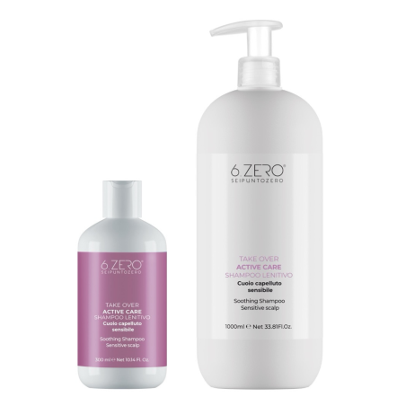 6.ZERO Upokojujúci šampón 300 ml / 1000 ml