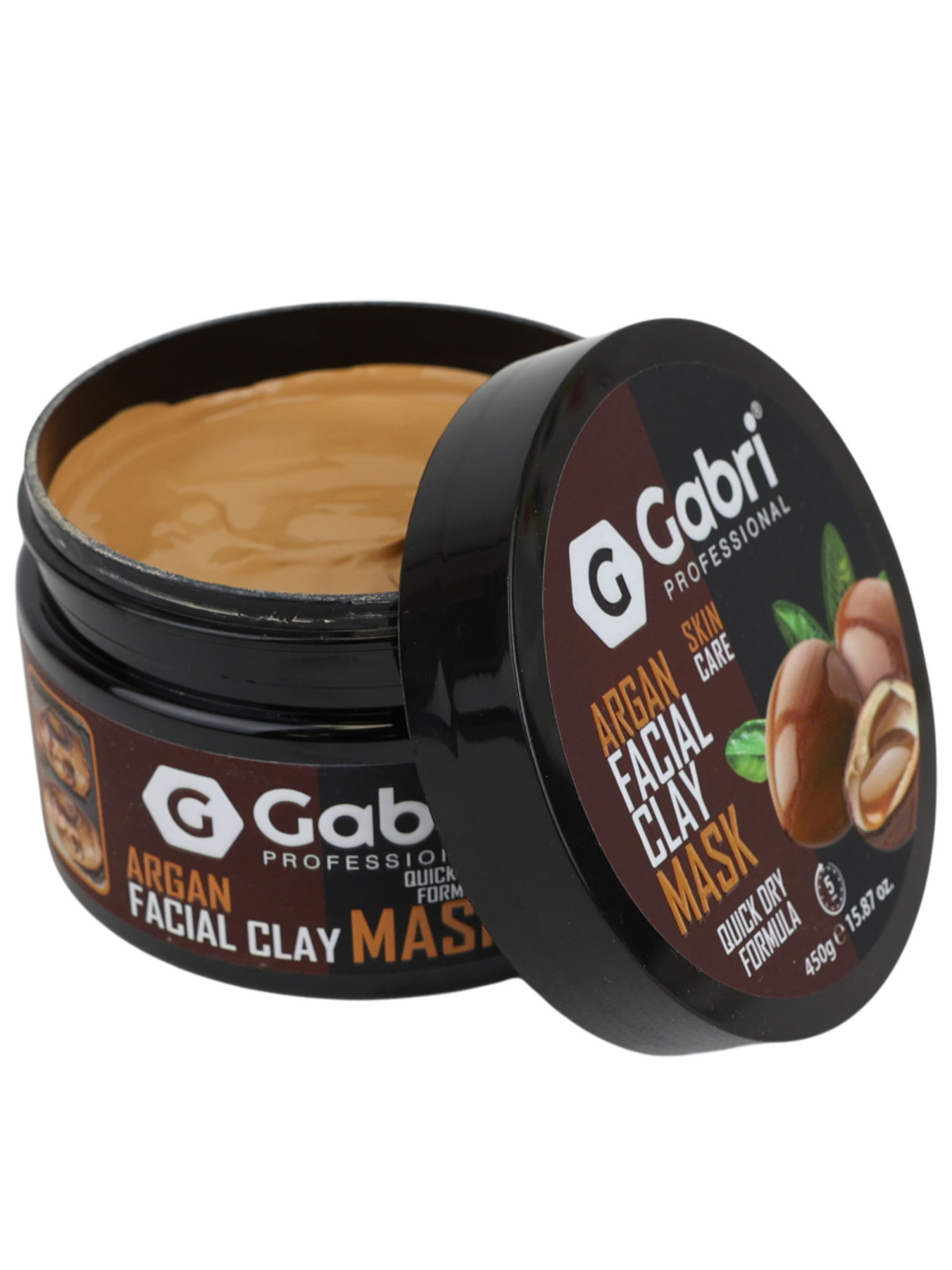Gabri – Pleťová ílová maska 450 g Argan, Kolagén, Aloe Vera
