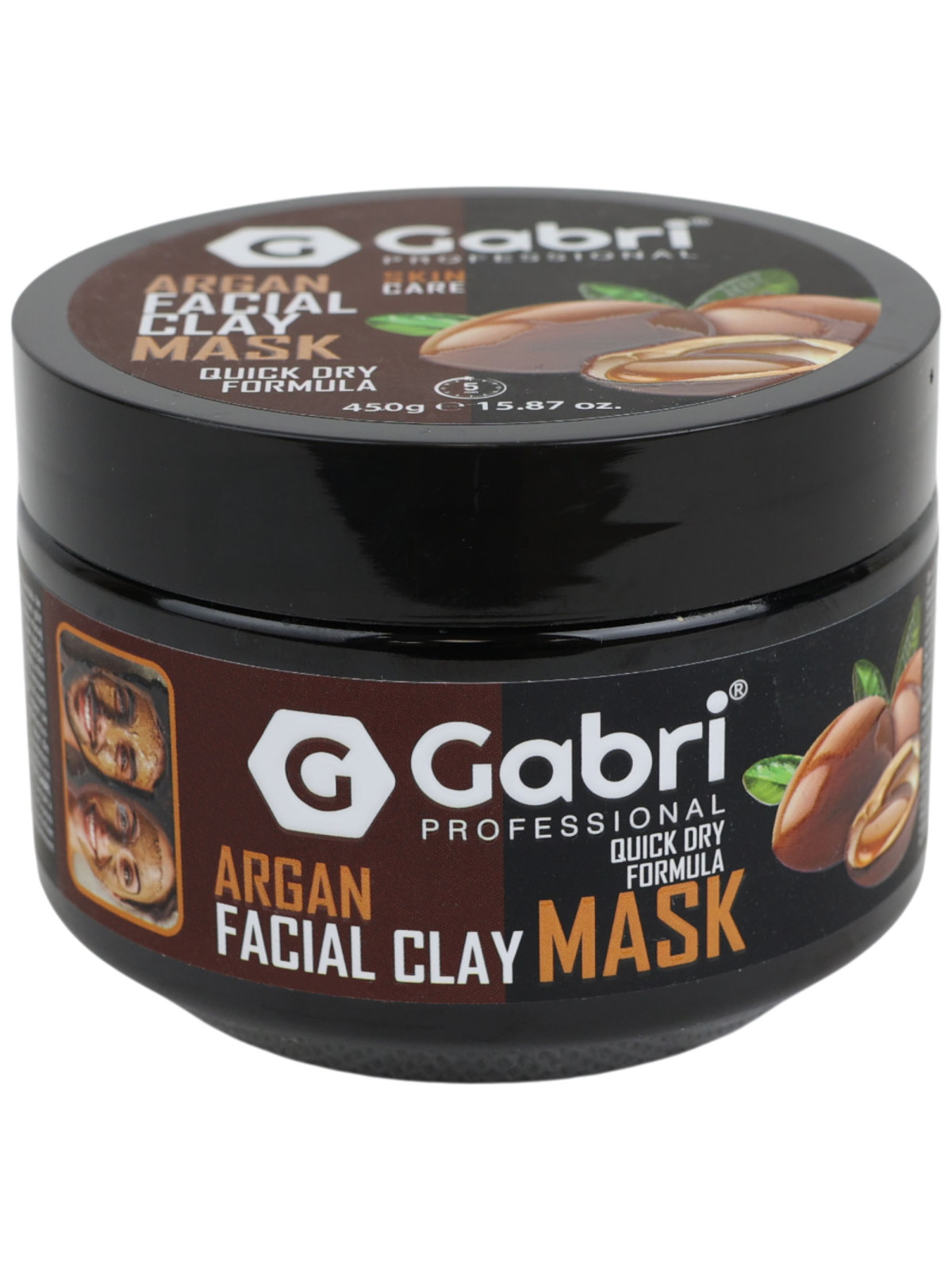 Gabri – Pleťová ílová maska 450 g Argan, Kolagén, Aloe Vera