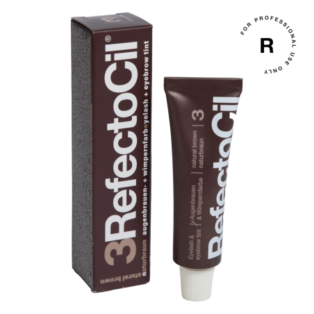 RefectoCil Natur Brown Nr. 3 farba na obočie HNEDÁ 15 ml