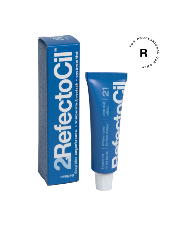 RefectoCil Deep Blue Nr. 2.1 farba na obočie HLBOKÁ MODRÁ 15 ml