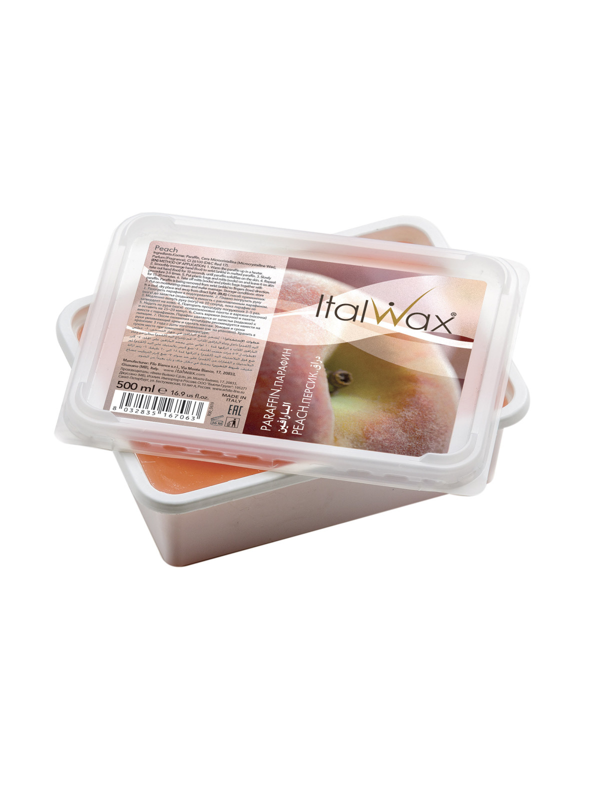 ItalWax parafín Peach 500g
