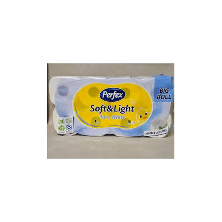 Toaletný papier perfex 3vrstv./10 rol/14,4metrov