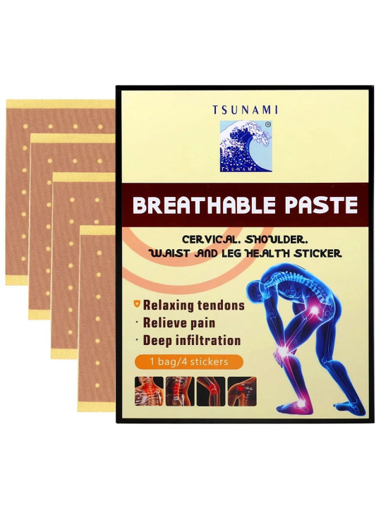 Náplasť „Tsunami Breathable Paste“ 4 ks