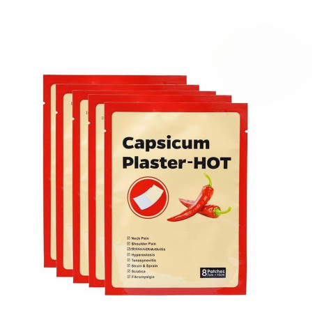 Hrejivá náplasť s kapsaicínom 8 ks