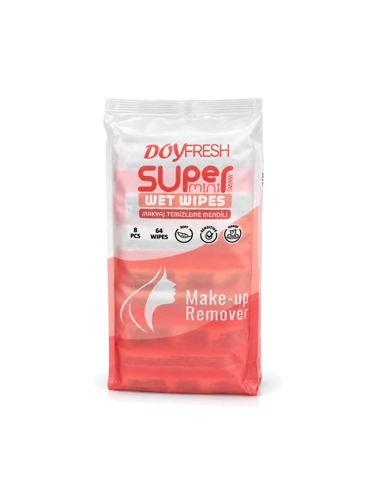 Doyfresh Super Mini Make-up Remover vlhčené odličovacie utierky 8 × 8 ks