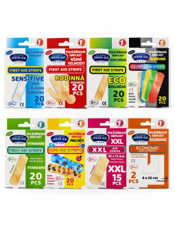 FRESH AIR Aid Strips vankúšikové náplasti na rany